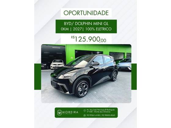 BYD DOLPHIN MINI 38 KW ELÉTRICO GL